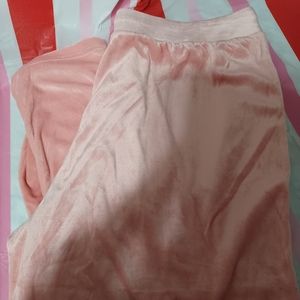 JANE ASHLEY velour track pants